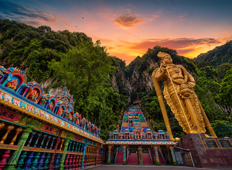 Hoàng hôn động Batu