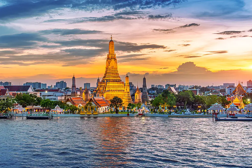 1 ngày Bangkok Wat Arun - Sông Chao Phraya - Platinum Mall